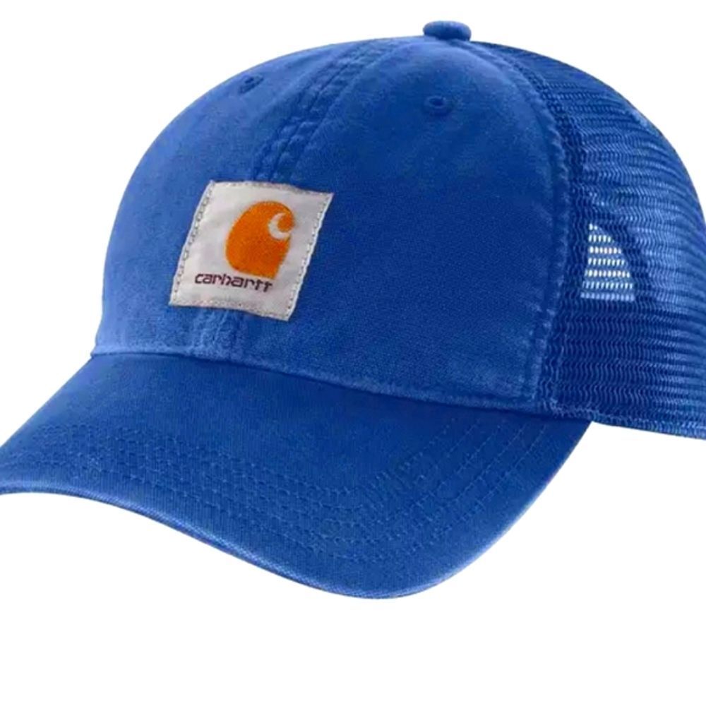 Carhartt Force Canvas Mesh-Back Logo Graphic Baseball Cap